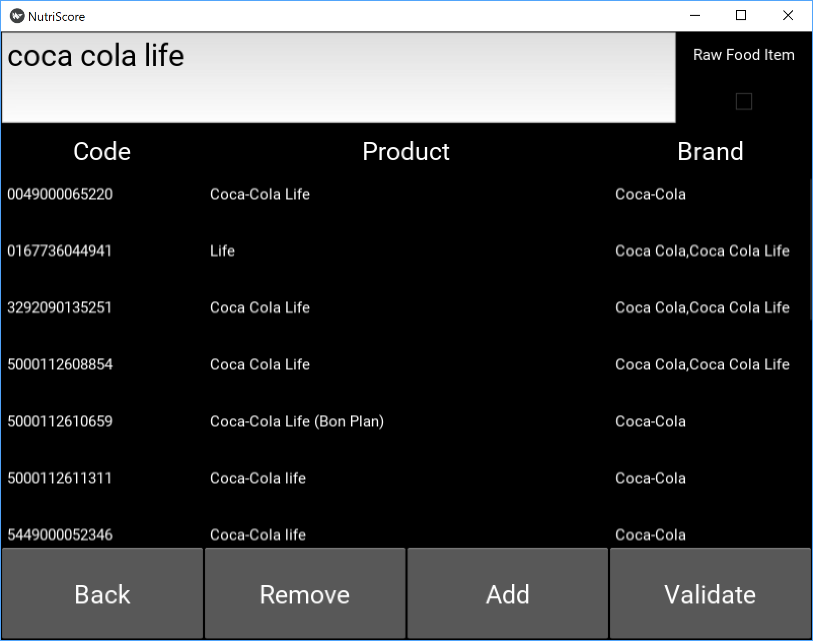 Screen Product Coca